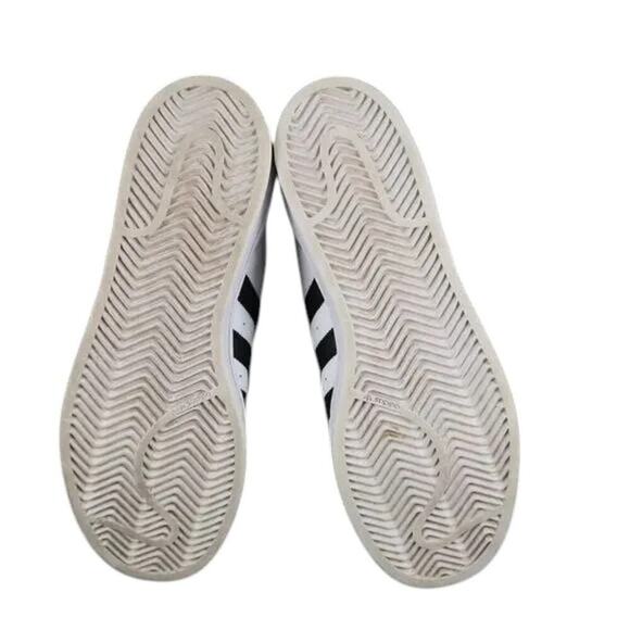 Adidas Shoes Mens 8 Sneakers Superstar Lifestyle Casual Athletic White Black Low